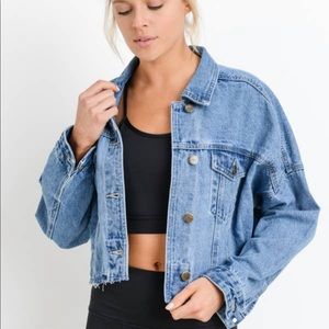 NWT Mono B Denim Jacket size Small